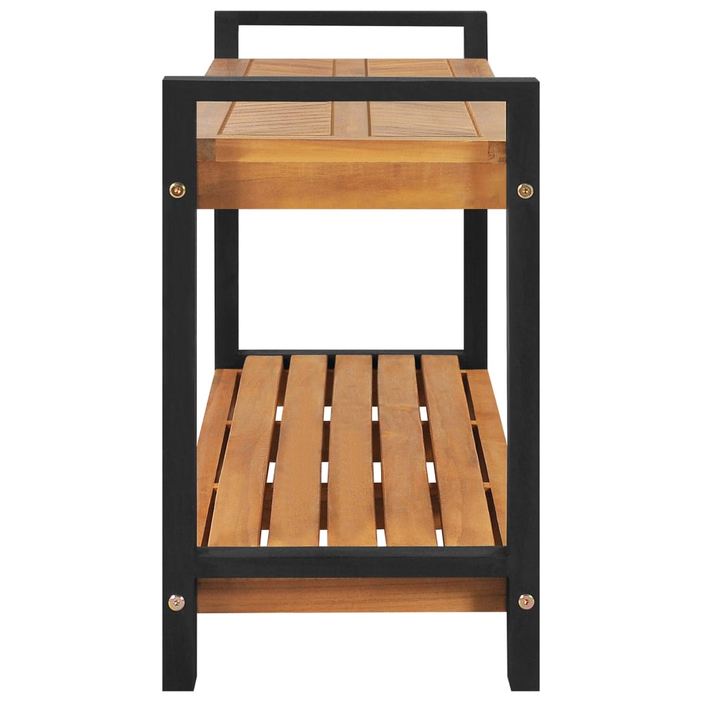 Benk 120 cm heltre teak