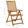 Hagelenestoler 3 stk heltre akasie