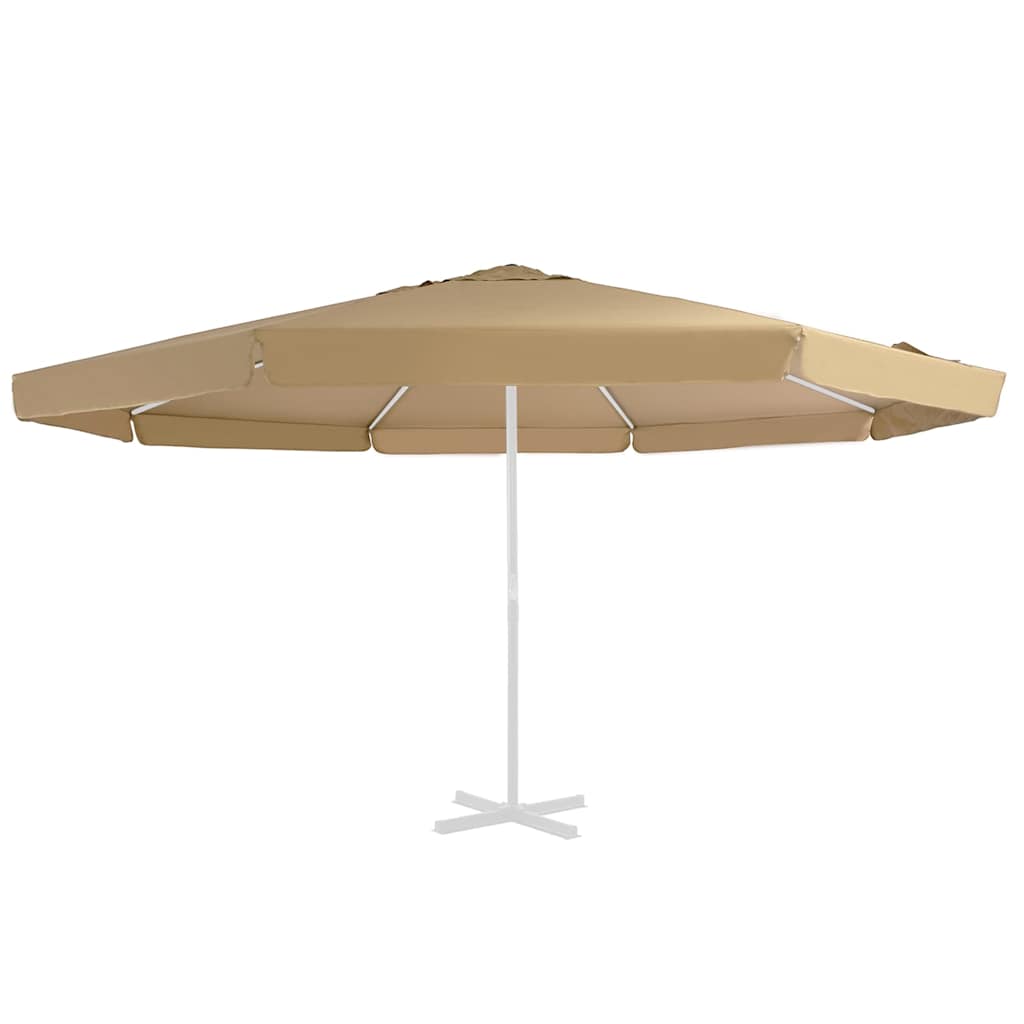 Erstatningsstoff for hageparasoll gråbrun 515 cm vidaXL