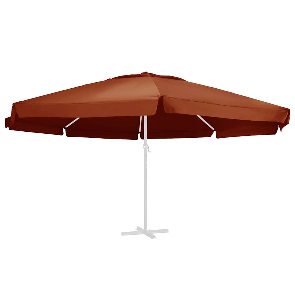Erstatningsstoff for hageparasoll terrakotta 610 cm vidaXL