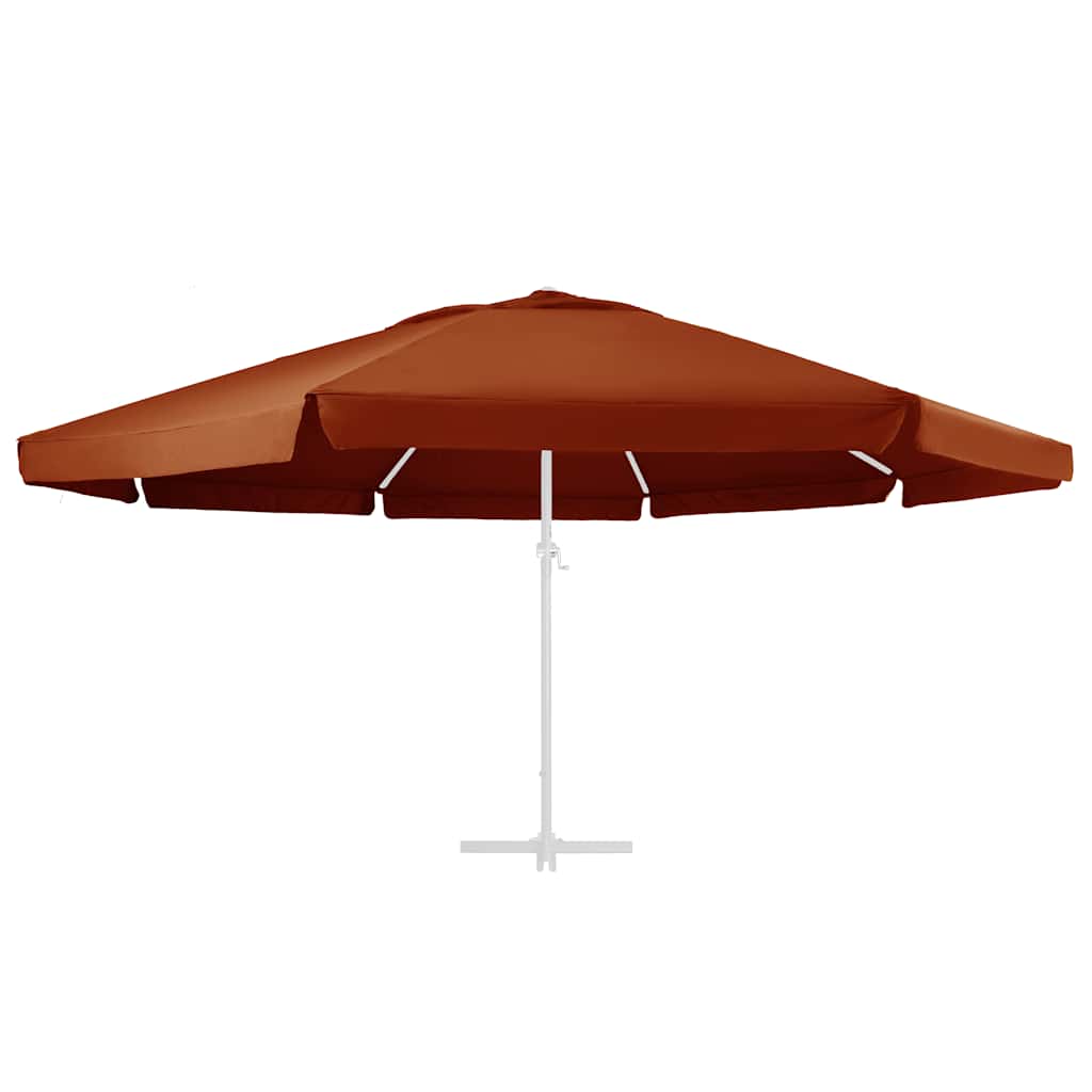 Erstatningsstoff for hageparasoll terrakotta 610 cm vidaXL