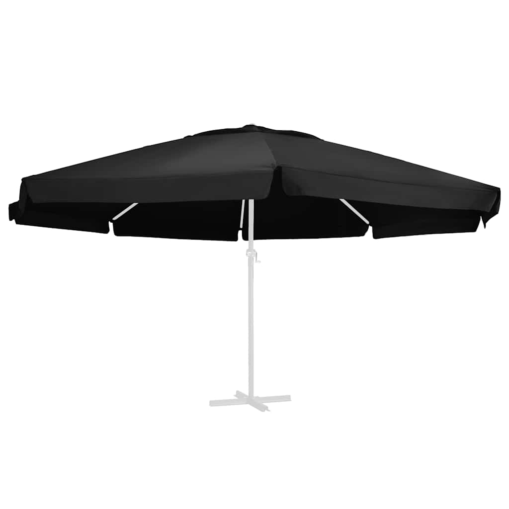 Erstatningsstoff for hageparasoll svart 610 cm vidaXL
