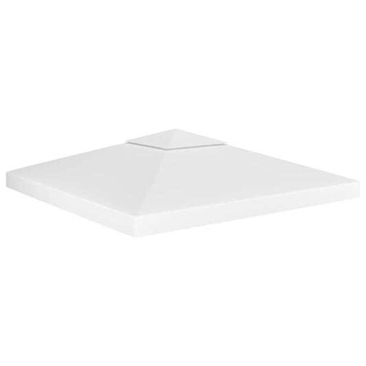 Dobbel toppduk til paviljong 310 g/m² 3x3 m hvit