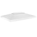 Dobbel toppduk til paviljong 310 g/m² 4x3 m hvit