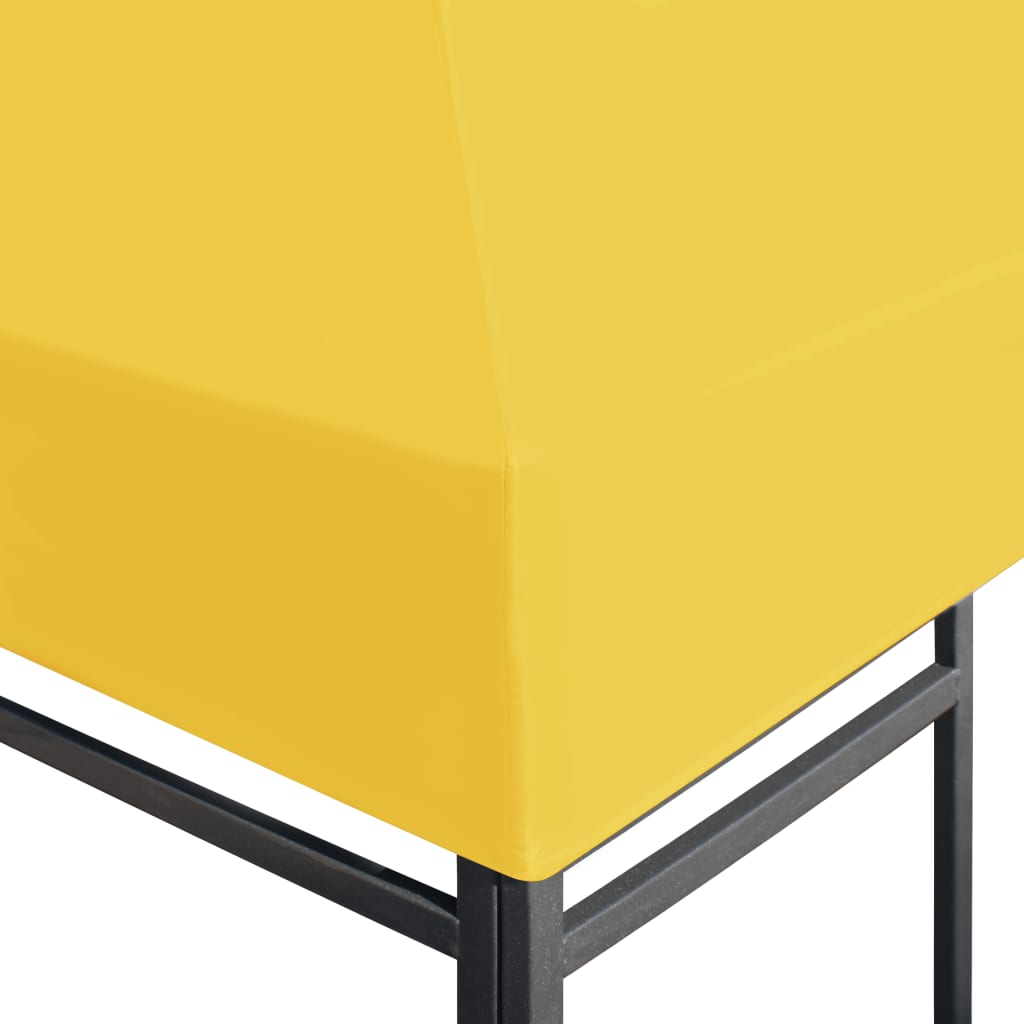Toppduk til paviljong 270 g/m² 4x3 m gul