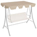 Erstatningsbaldakin hagehuske beige 150/130x105/70 cm