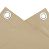 Balkongskjerm beige 120x500 cm oxfordstoff