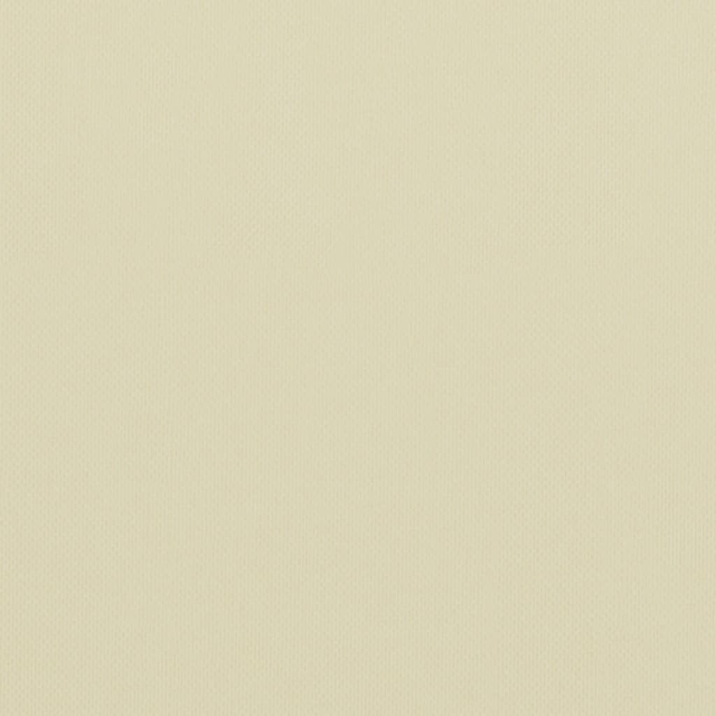 Balkongskjerm kremhvit 90x300 cm oxfordstoff