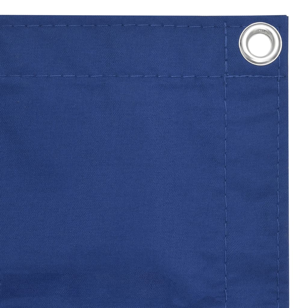 Balkongskjerm blå 90x300 cm oxfordstoff