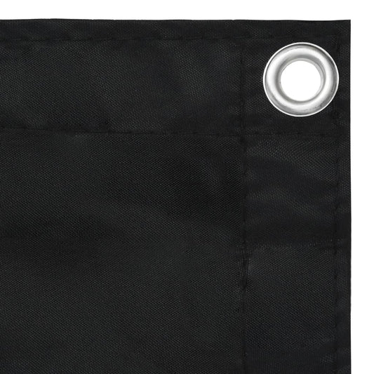 Balkongskjerm svart 90x300 cm oxfordstoff