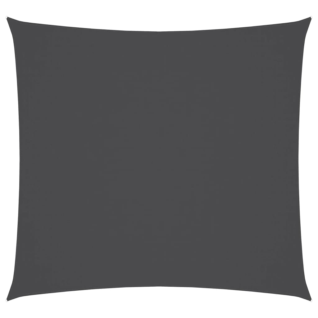 Solseil oxfordstoff kvadratisk 4,5x4,5 m antrasitt