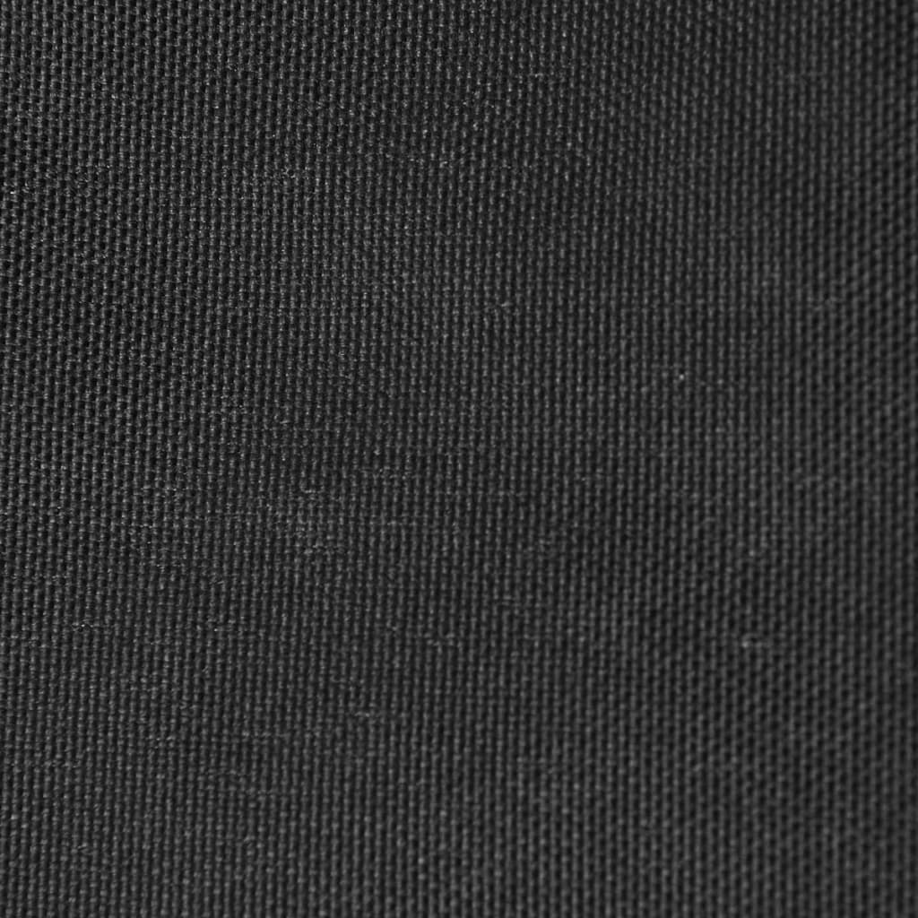 Solseil oxfordstoff trekantet 5x6x6 m antrasitt