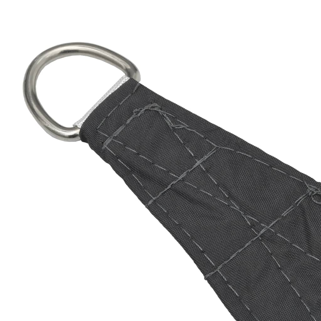 Solseil oxfordstoff trekantet 5x5x6 m antrasitt vidaXL