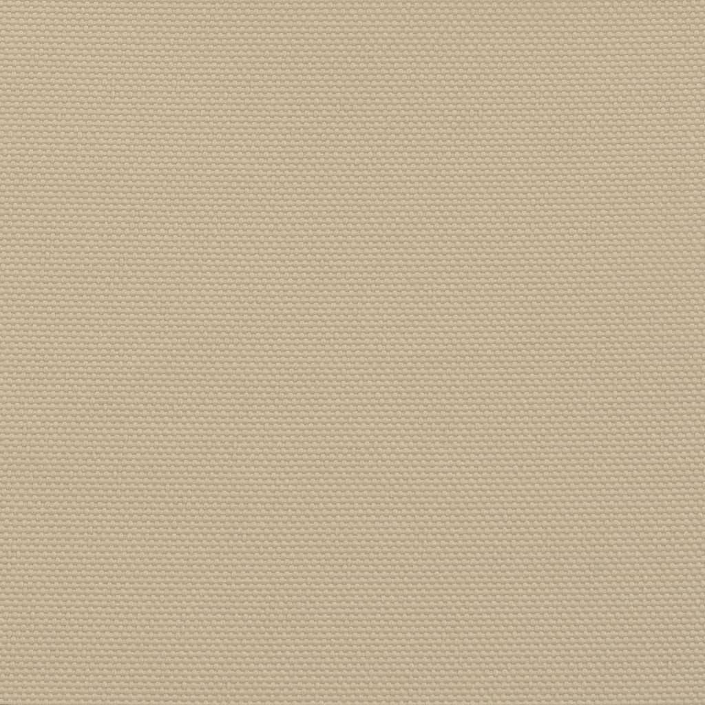 Solseil oxfordstoff rektangulær 2x4,5 m beige