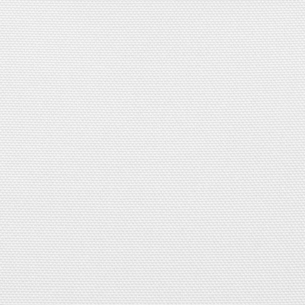 Solseil oxfordstoff rektangulær 2,5x5 m hvit