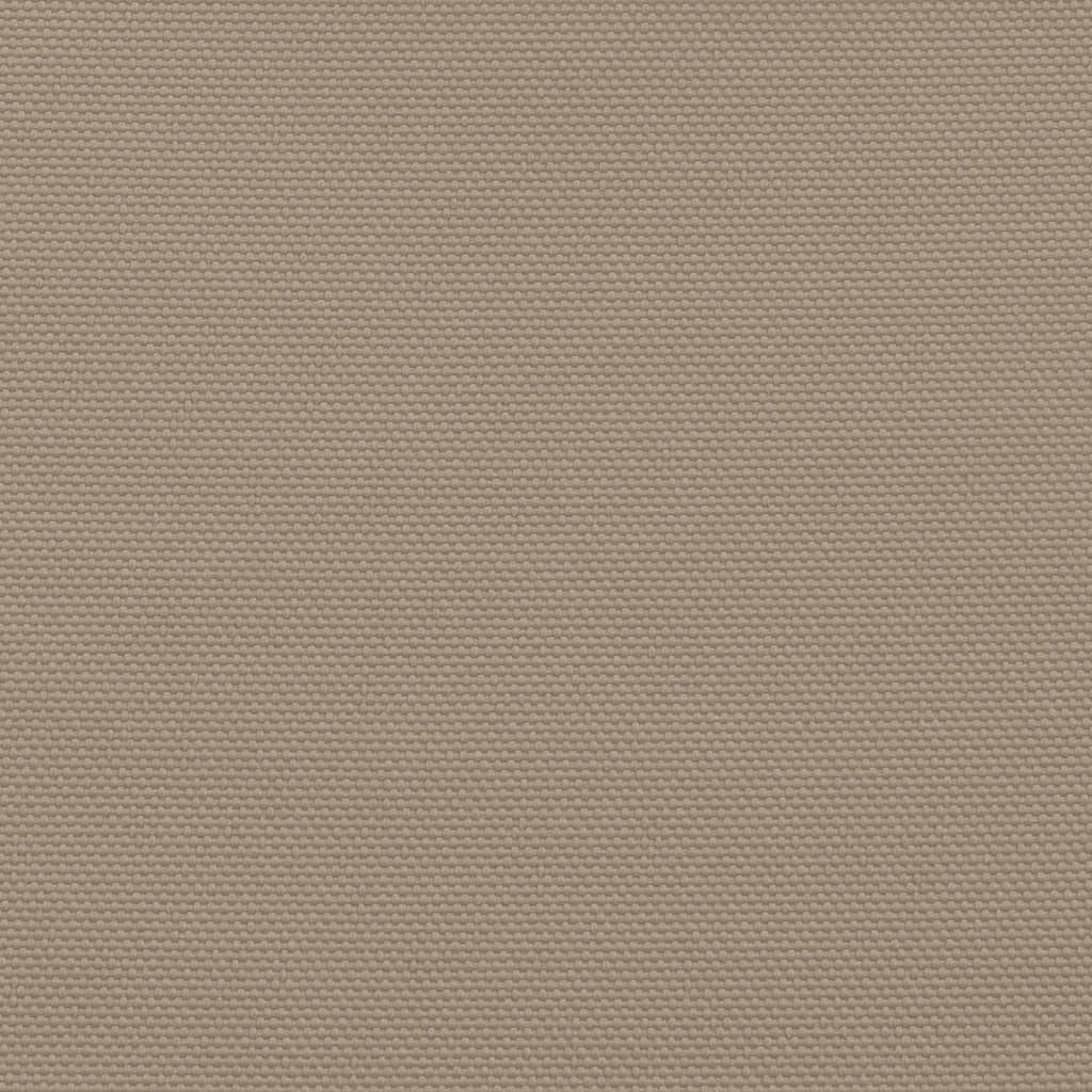 Solseil oxfordstoff trekantet 4x5x6,4 m gråbrun