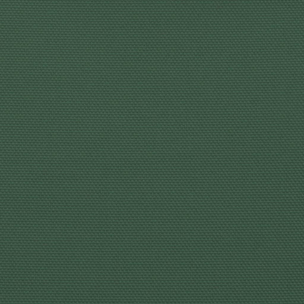 Solseil oxfordstoff rektangulær 4x6 m mørkegrønn
