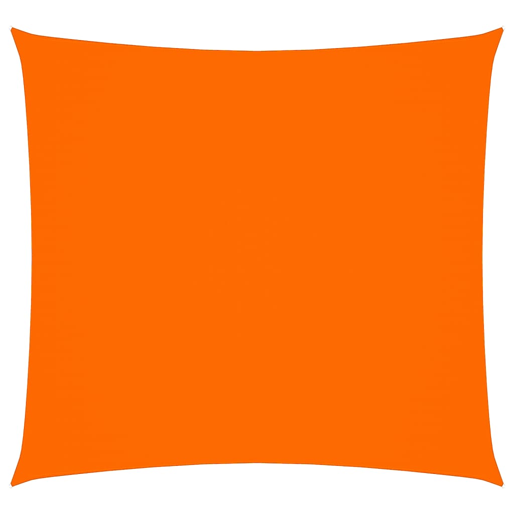 Solseil Oxfordstoff kvadratisk 3x3 m oransje