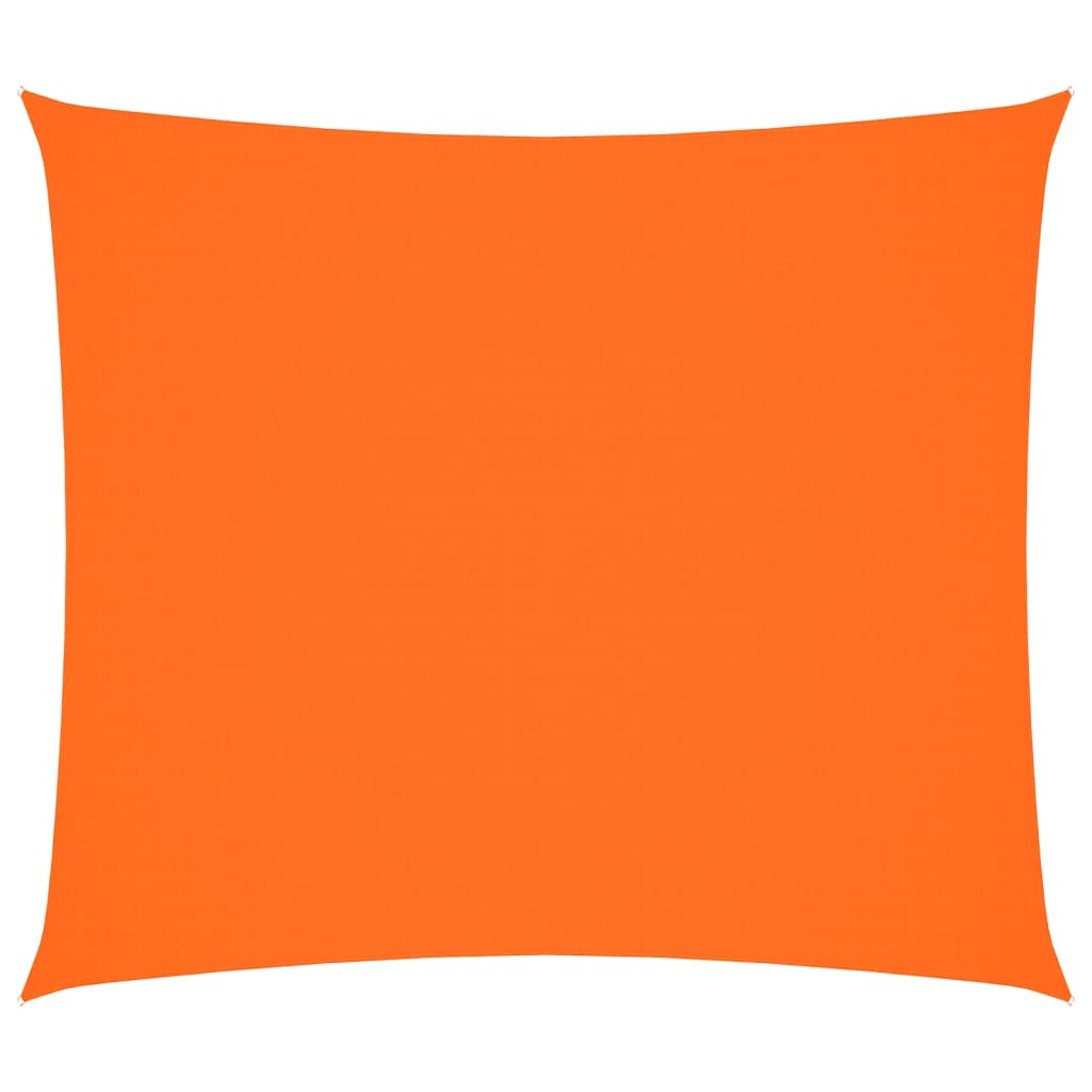 Solseil oxfordstoff rektangulær 2,5x3 m oransje