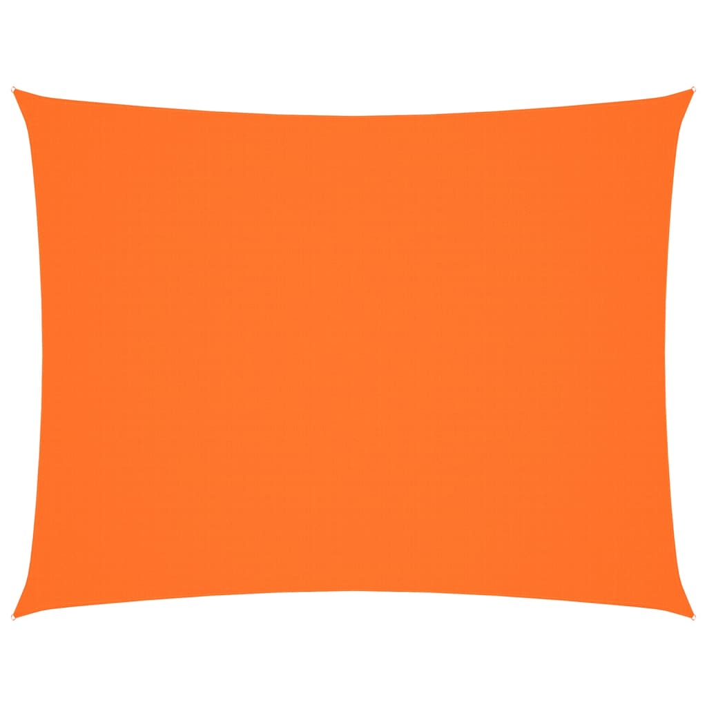 Solseil oxfordstoff rektangulær 3x4,5 m oransje