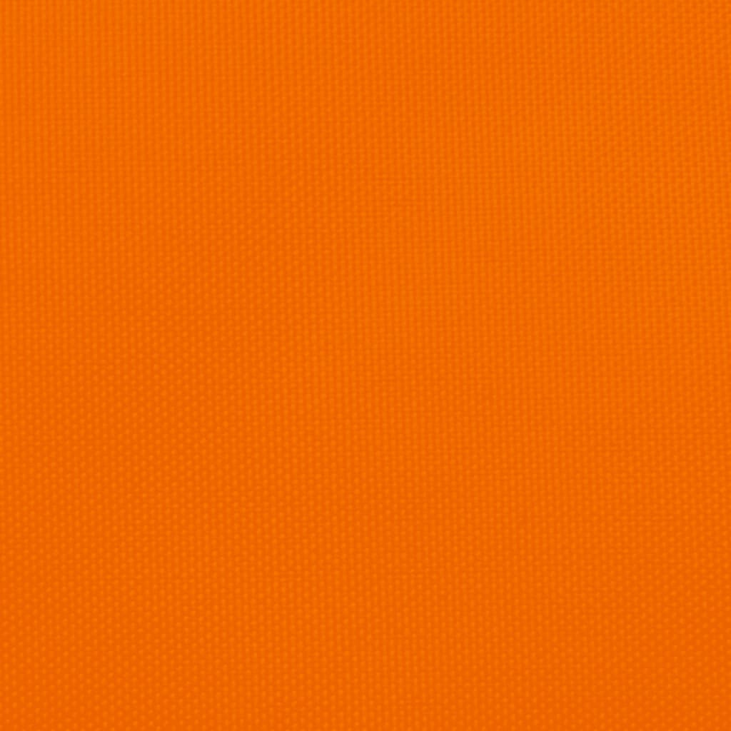 Solseil oxfordstoff rektangulær 3,5x4,5 m oransje