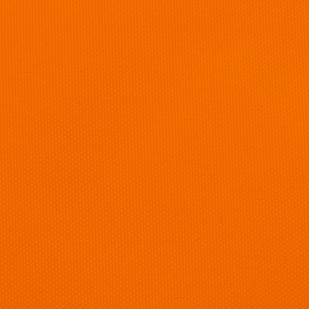Solseil oxfordstoff trekantet 4x5x6,4 m oransje