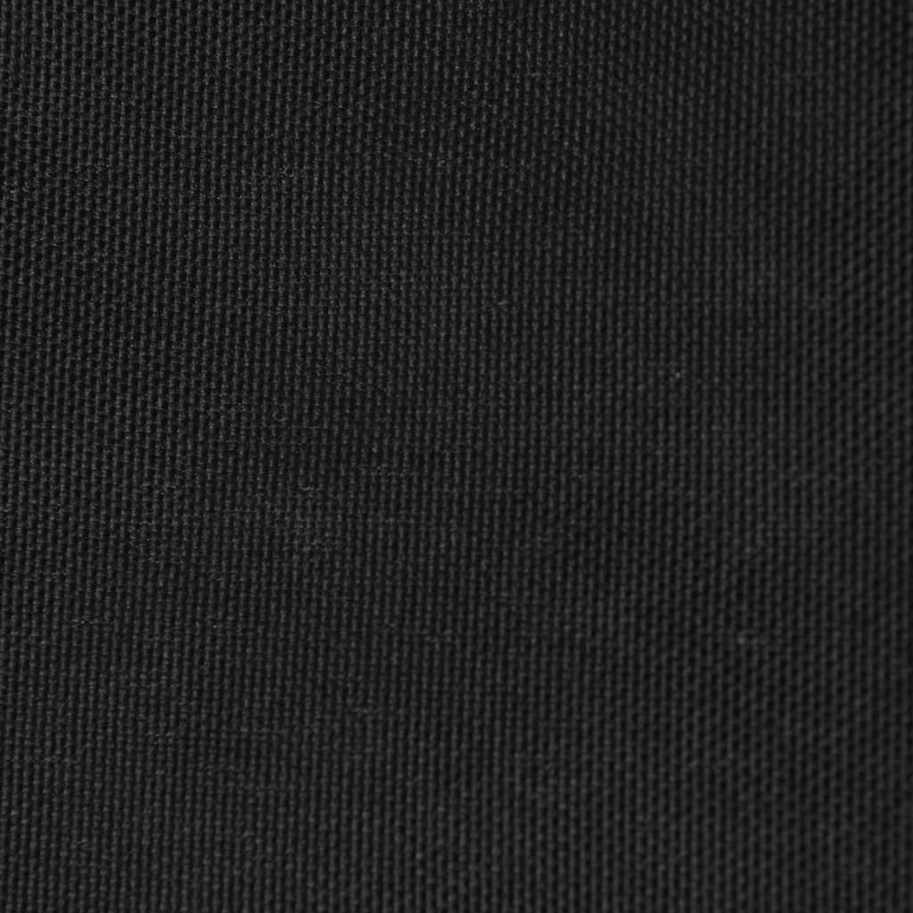 Solseil oxfordstoff kvadratisk 2,5x2,5 m svart
