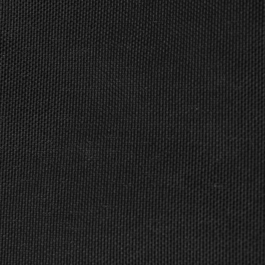 Solseil oxfordstoff trekantet 3x4x5 m svart