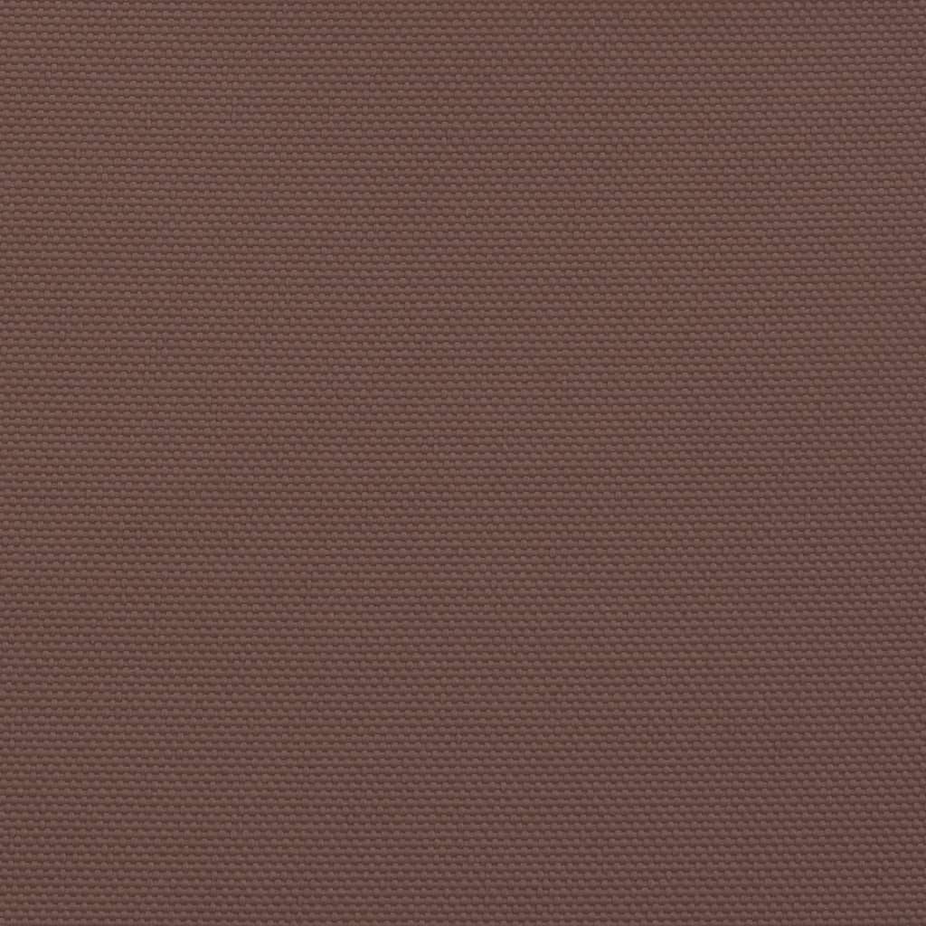 Solseil oxfordstoff rektangulær 3x6 m brun