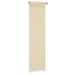 Utendørs rullegardin kremhvit 60x230 cm HDPE