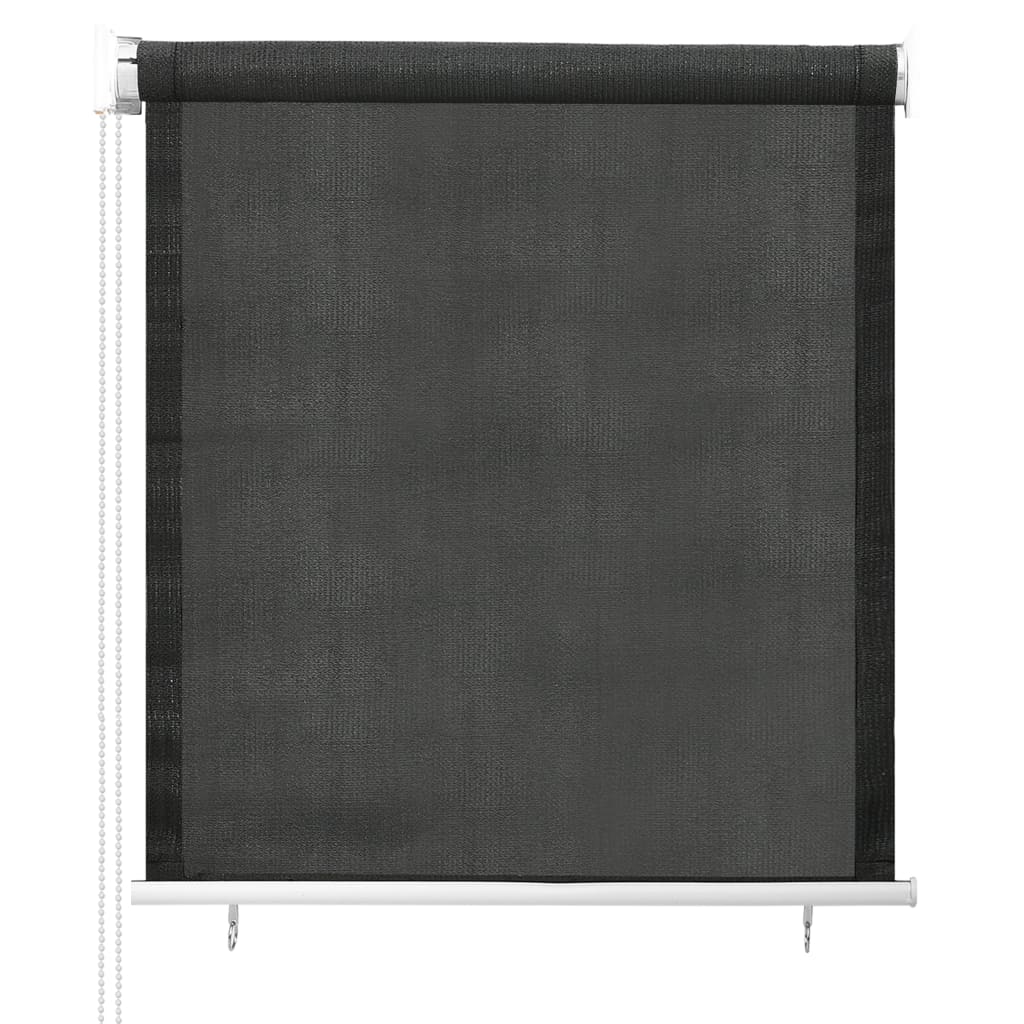 Utendørs rullegardin 65 (B) x 140 (H) cm antrasitt