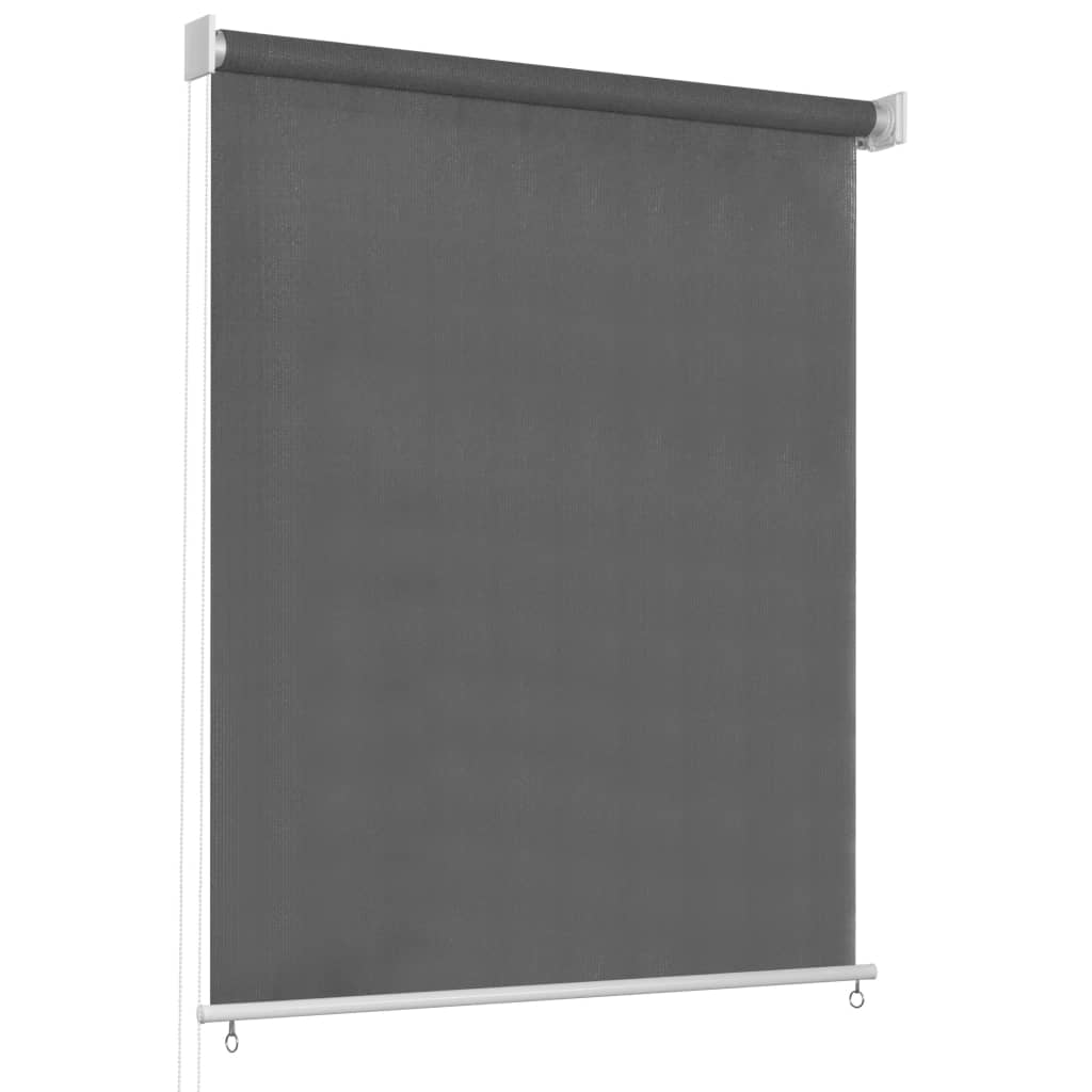 Utendørs rullegardin 60x230 cm antrasitt