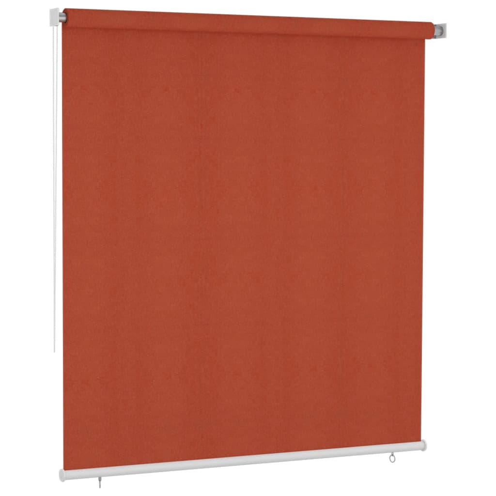 Utendørs rullegardin 220x230 cm terrakotta HDPE