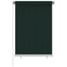 Utendørs rullegardin 100x140 cm mørkegrønn HDPE