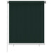 Utendørs rullegardin 120x140 cm mørkegrønn HDPE