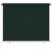 Utendørs rullegardin 180x140 cm mørkegrønn HDPE