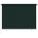 Utendørs rullegardin 200x140 cm mørkegrønn HDPE