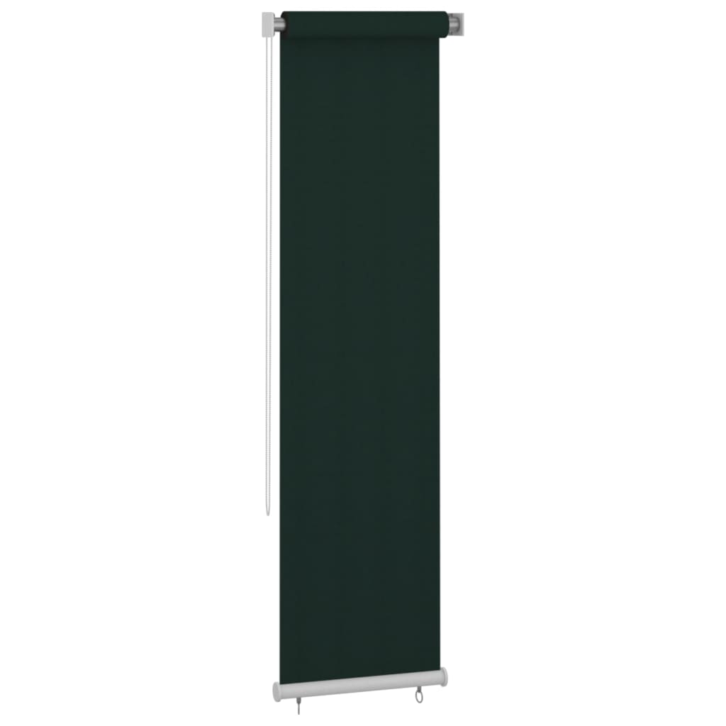 Utendørs rullegardin 60x230 cm mørkegrønn HDPE