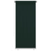 Utendørs rullegardin 100x230 cm mørkegrønn HDPE