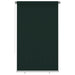 Utendørs rullegardin 140x230 cm mørkegrønn HDPE