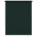 Utendørs rullegardin 180x230 cm mørkegrønn HDPE