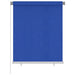 Utendørs rullegardin 120x140 cm blå HDPE