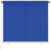 Utendørs rullegardin 160x140 cm blå HDPE