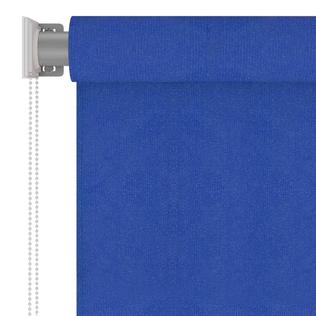 Utendørs rullegardin 160x140 cm blå HDPE