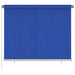 Utendørs rullegardin 180x140 cm blå HDPE