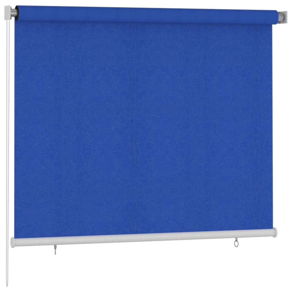 Utendørs rullegardin 180x140 cm blå HDPE