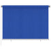 Utendørs rullegardin 200x140 cm blå HDPE