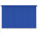 Utendørs rullegardin 220x140 cm blå HDPE