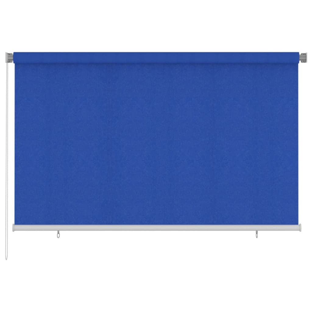 Utendørs rullegardin 240x140 cm blå HDPE