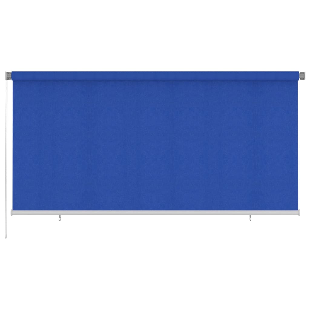 Utendørs rullegardin 300x140 cm blå HDPE